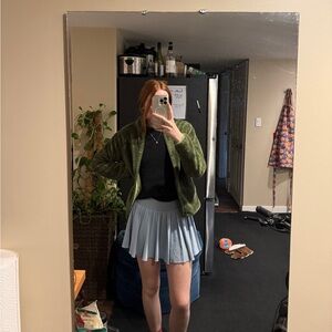 Blue aritzia tennis skirt